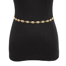 Load image into Gallery viewer, BLA Fashion Women's Chain Belt Waistband Wild Belt Chains Gold Silver Color Multilayer Long Chains Belts Party Dress Body Chain