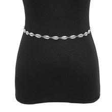 Load image into Gallery viewer, BLA Fashion Women's Chain Belt Waistband Wild Belt Chains Gold Silver Color Multilayer Long Chains Belts Party Dress Body Chain