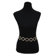 Load image into Gallery viewer, BLA Fashion Women's Chain Belt Waistband Wild Belt Chains Gold Silver Color Multilayer Long Chains Belts Party Dress Body Chain