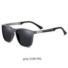 Load image into Gallery viewer, ROUPAI sunglasses men 2020 Polarized brand designer summer driving uv400 shades for man high quality square sun glasses black