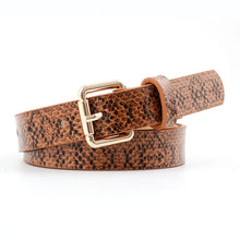Load image into Gallery viewer, Hot Fashion Women PU Belt 66 Styles Metal Buckle Waistband Designer Student Wild Jeans Dress Long Waist Strap cinturon mujer
