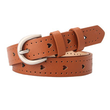 Load image into Gallery viewer, Hot Fashion Women PU Belt 66 Styles Metal Buckle Waistband Designer Student Wild Jeans Dress Long Waist Strap cinturon mujer
