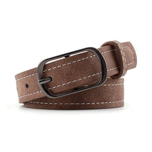 Load image into Gallery viewer, Hot Fashion Women PU Belt 66 Styles Metal Buckle Waistband Designer Student Wild Jeans Dress Long Waist Strap cinturon mujer
