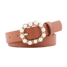 Load image into Gallery viewer, Hot Fashion Women PU Belt 66 Styles Metal Buckle Waistband Designer Student Wild Jeans Dress Long Waist Strap cinturon mujer
