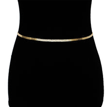 Load image into Gallery viewer, BLA Fashion Women's Chain Belt Waistband Wild Belt Chains Gold Silver Color Multilayer Long Chains Belts Party Dress Body Chain
