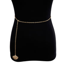 Load image into Gallery viewer, BLA Fashion Women's Chain Belt Waistband Wild Belt Chains Gold Silver Color Multilayer Long Chains Belts Party Dress Body Chain
