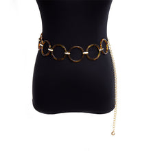 Load image into Gallery viewer, BLA Fashion Women's Chain Belt Waistband Wild Belt Chains Gold Silver Color Multilayer Long Chains Belts Party Dress Body Chain
