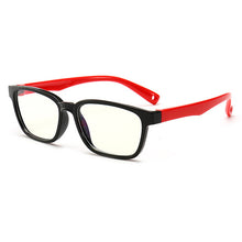 Load image into Gallery viewer, Kids Optical Glasses Flexible Bendable One-piece Safe Eyeglasses Girls Boys Plain Mirror Anti-blue Light Silicone Goggles
